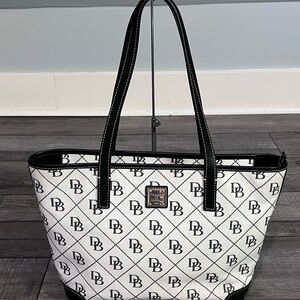 Dooney & Bourke Monogram Maxi Quilt Charleston Tote Bag